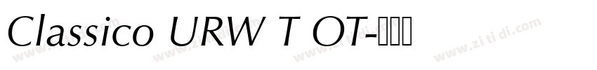 Classico URW T OT字体转换